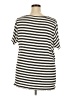 Torrid Stripes Black Short Sleeve Top Size 3X Plus (3) - photo 2