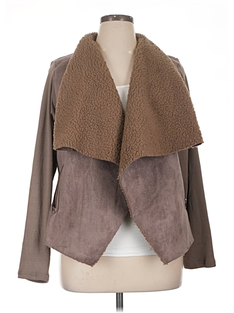 Cupshe Coat In Brown