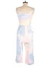 J for Justify Tie-dye Blue Romper Size M - photo 2