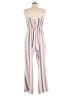 Trixxi Stripes Ivory Jumpsuit Size XL - photo 2