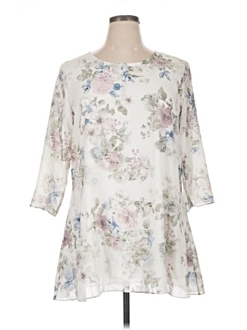 Indigo Soul 3/4 Sleeve Blouse (view 1)
