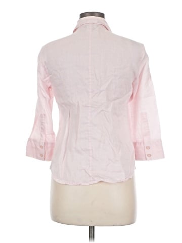 Zara Basic 3/4 Sleeve Button-Down Shirt (view 2)