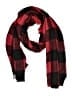 Old Navy 100% Polyester Plaid Red Scarf One size - photo 1