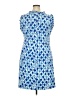 Barbara Erickson Argyle Blue Casual Dress Size XXL - photo 2