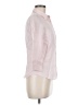 Zara Basic 100% Ramie Pink 3/4 Sleeve Button-Down Shirt Size M - photo 4