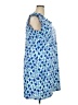 Barbara Erickson Argyle Blue Casual Dress Size XXL - photo 4