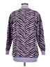 Ann Taylor Animal Print Purple Pullover Sweater Size M - photo 2