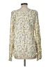 Just Living 100% Rayon Ivory Long Sleeve Blouse Size L - photo 2