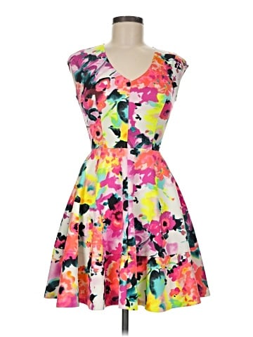 Aqua Cocktail Dress (view 1)