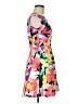 Aqua Print Pink Cocktail Dress Size M - photo 4