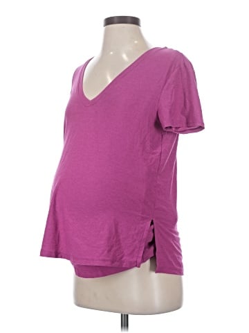 Beyond the Bump by Beyond Yoga Short Sleeve T-Shirt (view 1)