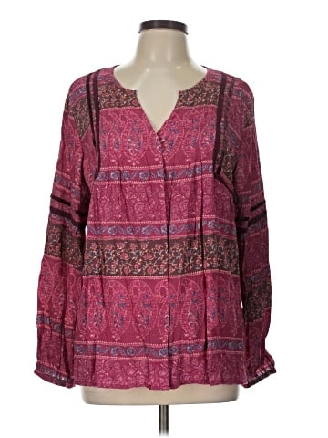 St. John's Bay Long Sleeve Blouse (view 1)