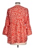 Andree by UNIT 100% Polyester Orange 3/4 Sleeve Blouse Size L - photo 2