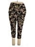 Jessica Simpson 100% Viscose Floral Black Active Pants Size XXL - photo 1