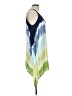 ASHRO 100% Rayon Tie-dye Blue Casual Dress Size L - photo 4