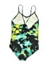 Assorted Brands Tie-dye Green One Piece Swimsuit Size XS (estimated, kids) - photo 2