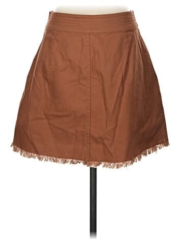 Madewell High-Waist Snap Skirt (view 2)