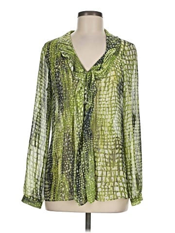 Jones New York Collection Long Sleeve Blouse (view 1)