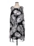 Catherines Graphic Black Casual Dress Size 1X - photo 1