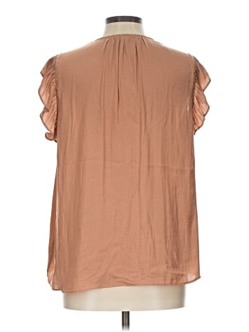 RACHEL Rachel Roy Short Sleeve Blouse (view 2)