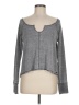 Roxy Gray Long Sleeve Henley Size M - photo 1