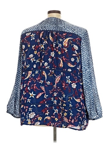 Woman Within 3/4 Sleeve Blouse (view 2)