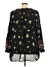 Woman Within 100% Polyester Floral Black 3/4 Sleeve Blouse Size 30 - 32 - photo 2