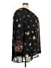 Woman Within 100% Polyester Floral Black 3/4 Sleeve Blouse Size 30 - 32 - photo 4