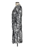 Mlle Gabrielle Print Silver Cocktail Dress Size L - photo 5
