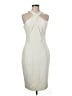 Likely Solid Ivory Cocktail Dress Size 8 - photo 1