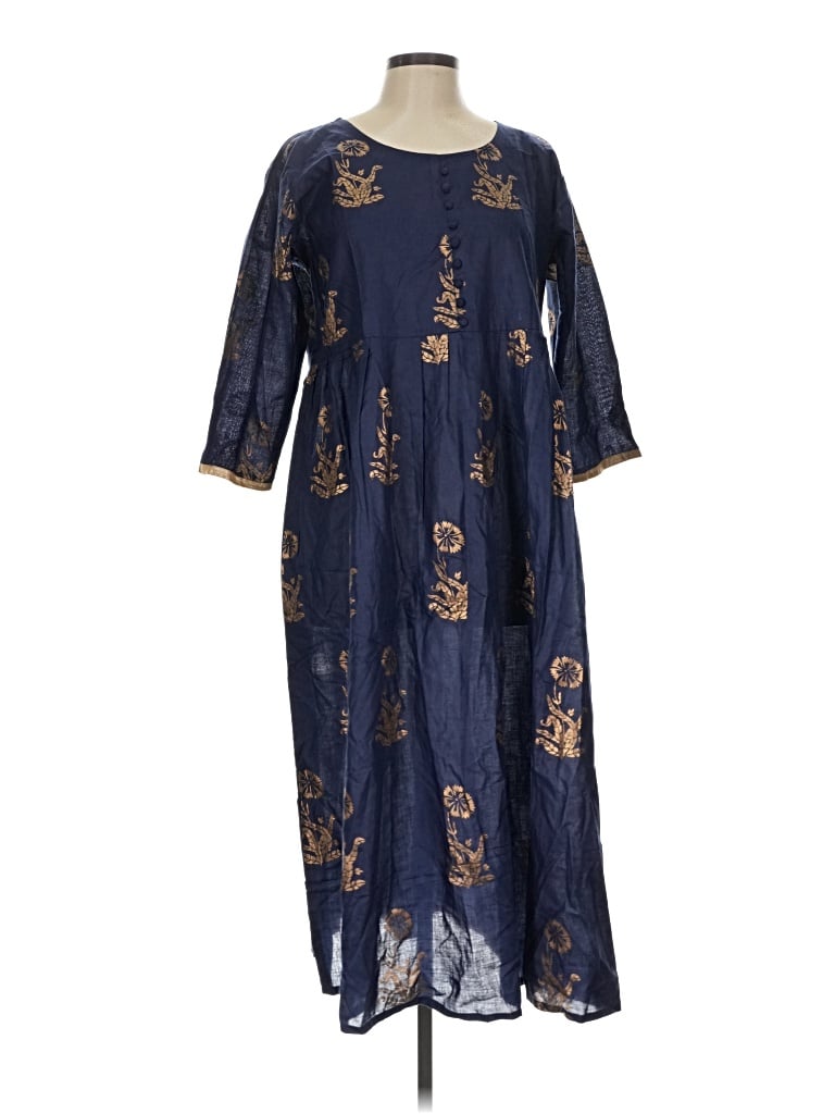 Assorted Brands Casual Dress In Blue