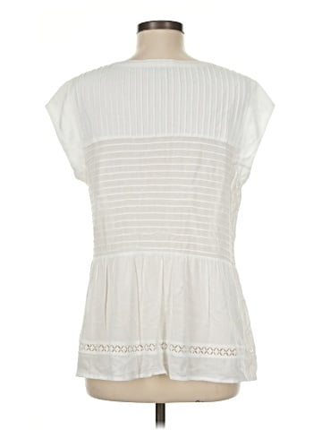 Pale Sky Short Sleeve Blouse (view 2)