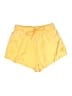 Roxy 100% Polyester Solid Yellow Shorts Size M - photo 1