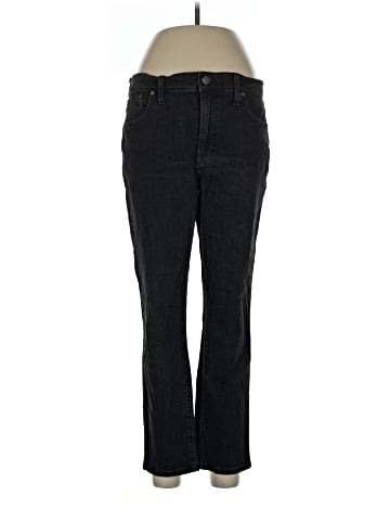 Madewell The Mid-Rise Perfect Vintage Jeans in Clean Black Wash (view 1)