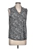 Jones New York Silver Sleeveless Blouse Size L - photo 1