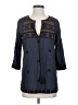 Figue 100% Cotton Blue 3/4 Sleeve Blouse Size S - photo 1