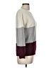 Evolution by Cyrus Color Block Burgundy Pullover Sweater Size M - photo 4
