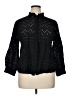 Adiva 100% Cotton Black Long Sleeve Blouse Size XL - photo 1