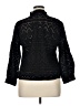 Adiva 100% Cotton Black Long Sleeve Blouse Size XL - photo 2