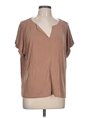 Lucky Brand Short Sleeve Blouse (view 1)