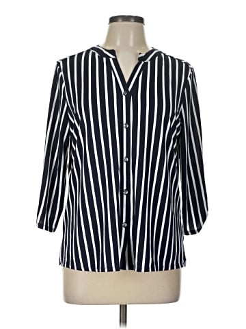 Perseption Concept 3/4 Sleeve Button-Down Shirt (view 1)