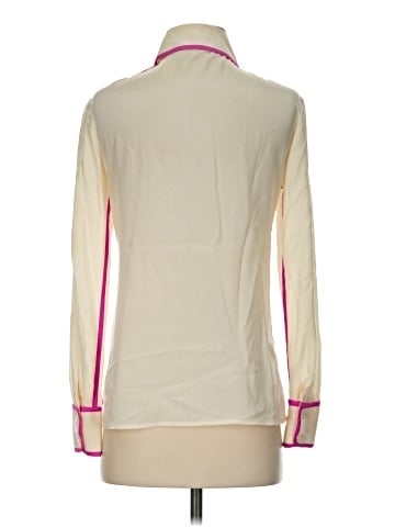 Tucker Long Sleeve Silk Top (view 2)