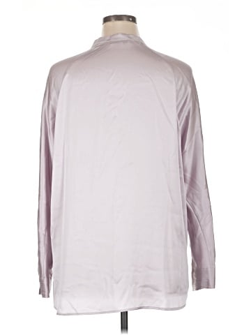 Vince. Long Sleeve Silk Top (view 2)