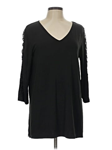 Carmen Carmen Marc Valvo 3/4 Sleeve T-Shirt (view 1)