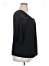 Just My Size 100% Polyester Black 3/4 Sleeve Blouse Size 1X Plus - photo 4