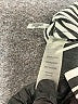 Karl Lagerfeld Paris 100% Polyester Chevron-herringbone Silver 3/4 Sleeve Blouse Size 2X - photo 9