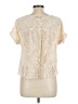 Willow & Clay Ivory Short Sleeve Blouse Size L - photo 2