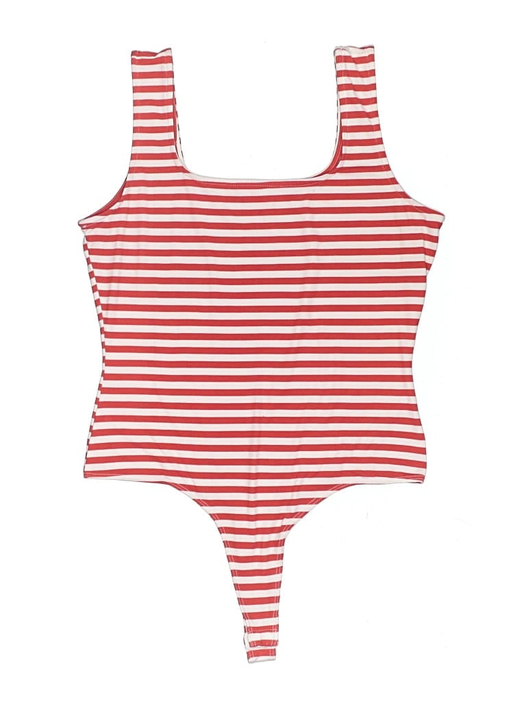Pre-owned Pink Lily Bodysuit In Red