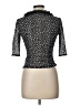 oasis 100% Polyamide Black 3/4 Sleeve Top Size 12 - photo 2