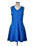 Mossimo Solid Blue Cocktail Dress Size L - photo 1